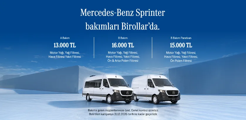 Mercedes-Benz Sprinter Bakım Kampanyası